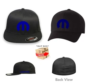 MOPAR RACING DODGE  CURVED or FLAT BILL FLEXFIT HAT I*FREE SHIPPING in BOX* - Picture 1 of 33