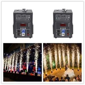 2pc/pack 600W Cold Sparkle Wedding Fountain Firework spark machine dmx remote - Picture 1 of 8