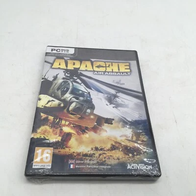 APACHE AIR ASSAULT AH-64 Helicopter Flight Sim Rare UK  PC Game NEW SEALED - Image 1 of 4