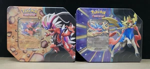 Pokemon TCG Slashing Legnds Tin set of 2 Scarlet & Violet - Picture 1 of 5
