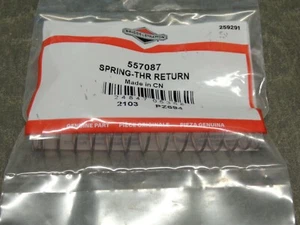 557087 ACELERADOR MOTOR DE CARRERAS BRIGGS & STRATTON RESORTE DE RETORNO ORIGINAL FABRICANTE DE EQUIPOS ORIGINALES - Imagen 1 de 1