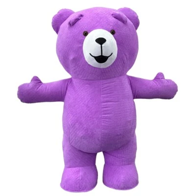 Disfraz Inflable Oso de Peluche Mascota Adulto Conjunto Peluche Juegos con disfraces Fiesta Vestir Foto 1 de 4