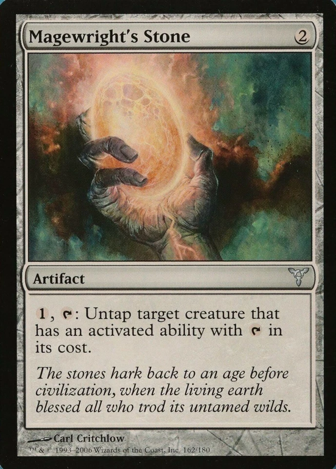 Magewright's Stone   Dissension  MtG NM - Image 1 of 1