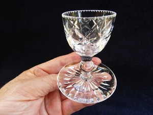 VINTAGE WEBB CORBETT HAND CUT CRYSTAL EGG CUP STUNNING - Picture 1 of 5