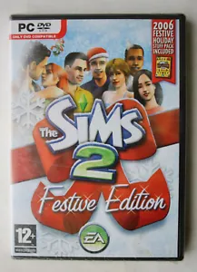 THE SIMS 2 FESTIVE EDITION 2006 CHRISTMAS PACK PC DVD ROM NEW SEALED ! - Picture 1 of 4