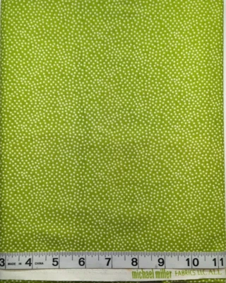 Garden Pindots #1065 27"x44" Remnant Michael Miller Cotton Sew Quilt Fabric - Image 1 of 3