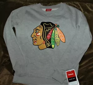 Chicago Blackhawks sweatshirt YOUTH medium 10-12 NEW with Tags! NHL vintage - Picture 1 of 2