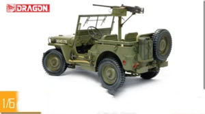 Dragon 75052 1/6 Us 1 / 4 ton Willis military jeep with heavy machine gun 2019 - Picture 1 of 2