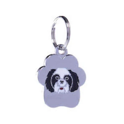 Shih Tzu Short Haired dog tag/ID tag/collar tag. Laser printed ID details - Image 1 of 4