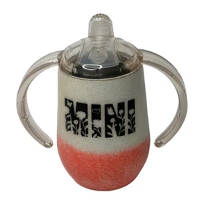 "MINI"" Bebé Niño Pequeño Brillo Acero Inoxidable Taza para Bebé Pequeño Brillo con Manijas - Imagen 1 de 8