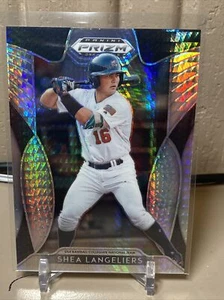 SHEA LANGELIERS 2019 PANINI PRIZM DRAFT HYPER PRIZM ROOKIE #54/75 BRAVES - Picture 1 of 2