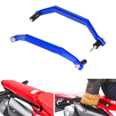 2X Barra de agarre trasera CNC AZUL para CRF250L/Rally 2021-2024 MD47 TENERE 700 T7 Foto 1 de 4