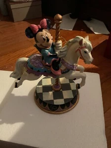 Disney Parks Jim Shore 50th Ann. Minnie Prince Charming Carousel Valentines - Picture 1 of 9