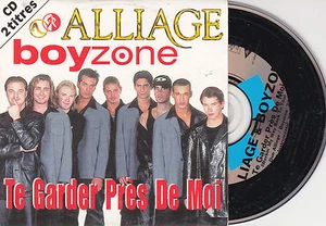 CD CARTONNE CARDSLEEVE ALLIAGE & BOYZONE TE GARDER PRES DE MOI 2T 1997 - Picture 1 of 1