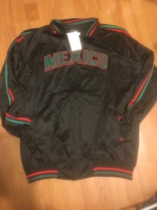 Mexico Soccer Jacket. Original Deluxe Brand. Brand New. Black Color. Size  2XL - Picture 1 of 7