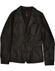 CONBIPEL Womens Leather Jacket IT 42 Medium Black Leather AK03