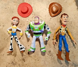 Disney Pixar Sheriff Woody Buzz Lightyear Jessie Doll Toy Story 4 Action Figures - Picture 1 of 5