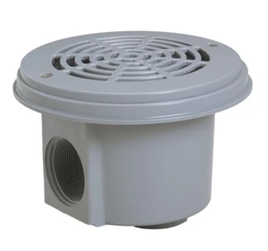 Pool Bodenablauf Hayward Ø 21 cm I hellgrau - Bild 1 von 1