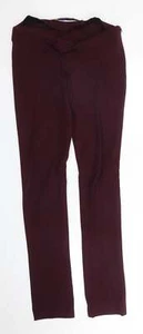 Imperial Womens Purple Viscose Blend Carrot Trousers Size S L31 in - Picture 1 of 12