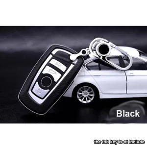 Leather Remote FOB Key Cover Keyless Bag fit for BMW 1 3 4 5 6 X1 X3 Series - Foto 1 di 9