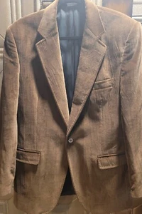 Amazing Dolce & Gabbana braune Samt-Blazerjacke Größe 52/42 - Bild 1 von 11