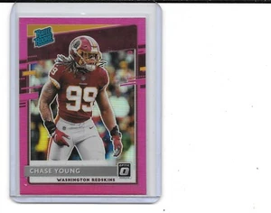 2020 DONRUSBS CHASE YOUNG RC HOLO PINK PRIZM OPTIC PREVIEW RATED ROOKIE  - Picture 1 of 1