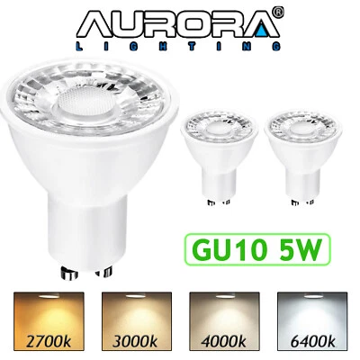 3x LED GU10 Bulbs Spot Lights Dimmable Warm Cool Daylight White Downlight Lamps - Image 1 of 4