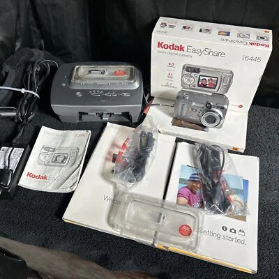 Kodak EasyShare CX6445 4.0MP Digital Camera And Dock-Silver Tested Working! - Image 1 of 4