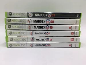 Madden NFL Fotball Lot - 07 08 10 11 12 13 (Microsoft Xbox 360) - Picture 1 of 12