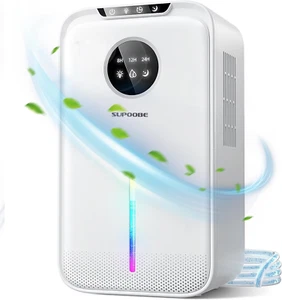 Deumidificatore 2200ML Deumidificatore Casa Portatile Con Tubo Di Scarico,Sonno - Foto 1 di 12