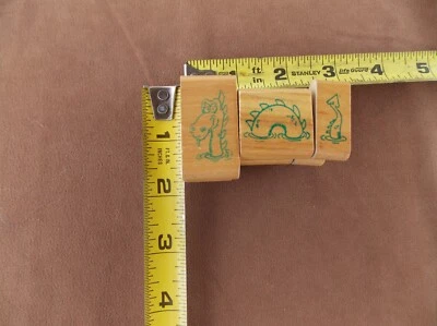 Vintage 3 pc Sea Serpent Rubber Stamp Set 684 Inkadinkado - Image 1 of 3