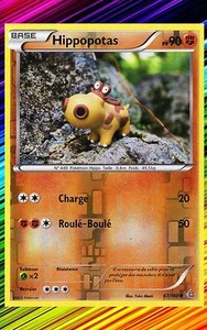 Hippopotas Reverse - XY5:Primo Choc - 87/160 - Carte Pokemon Neuve Française - Bild 1 von 1