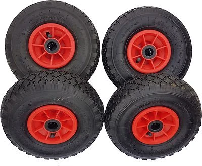 4 x Frosal Rad Ersatzrad Bollerwagenrad 260x85 Sackkarre Reifen Bollerwagen 20mm
