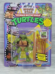 Teenage Mutant Ninja Turtles Figure Movie Star Donnie Donatello nuovo su cartoncino - Foto 1 di 7