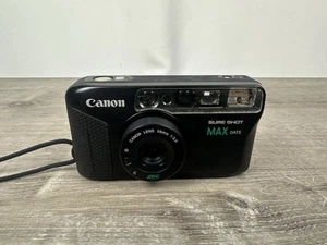 Canon Sure Shot Max Date 35mm 38mm f/3.5 Point & Shoot Film Camera Tested - Picture 1 of 4