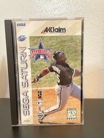 All-Star Baseball 1997 Frank Thomas, Sega Saturn - Tested Working w/Registration
