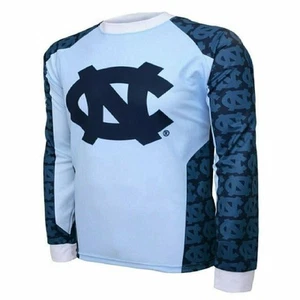 Cycling Jersey Adrenaline Promo UNC Tar Heel College LS Men's MTB Cycling Jersey - Picture 1 of 6