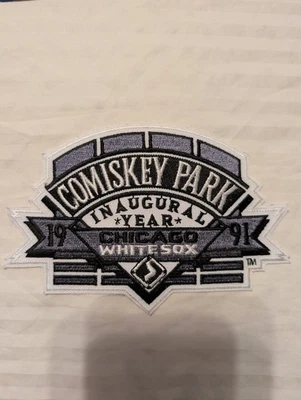 1991 Chicago White Sox Comiskey Park Inaugural Season Jersey Sleeve Patch - Image 1 of 2