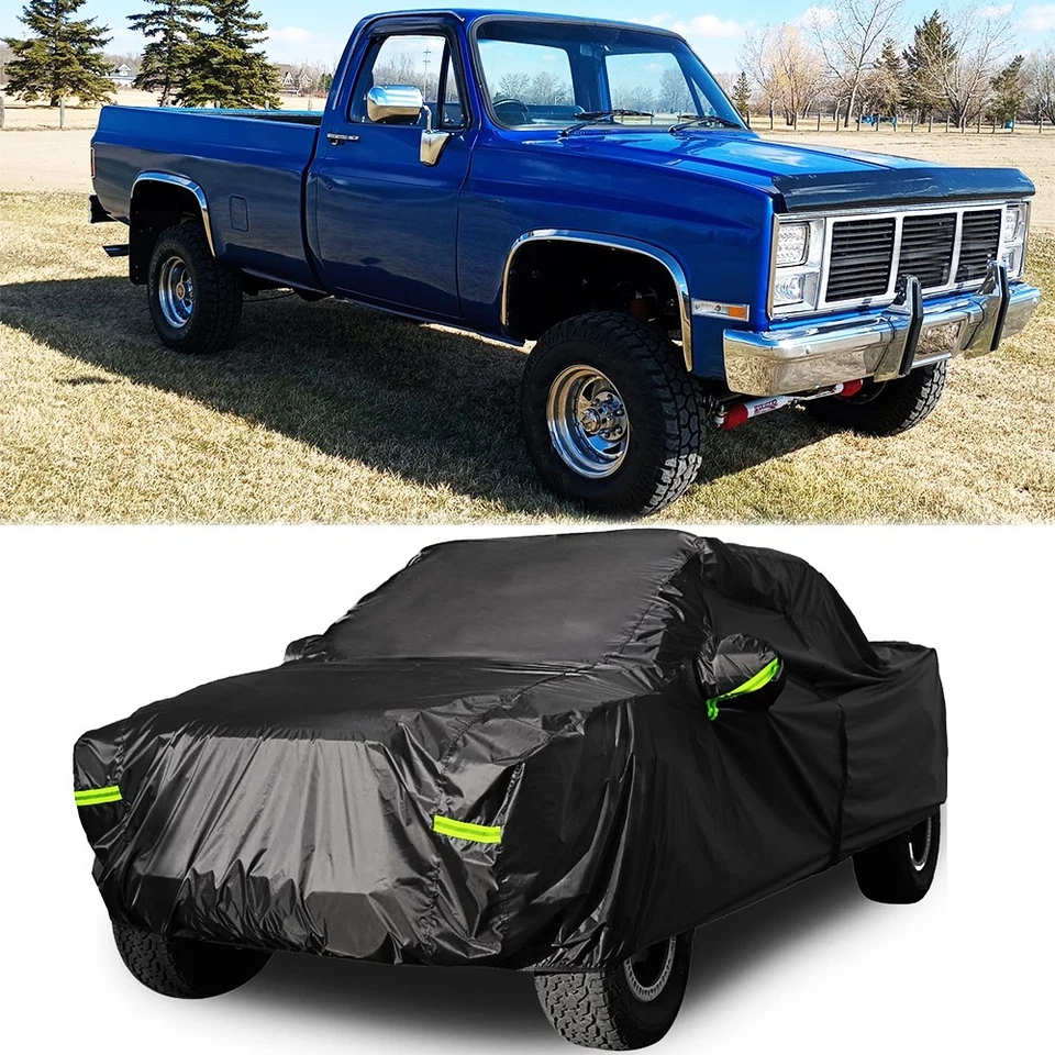 For GMC 1000 1500 2500 Series Truck Cover Sun UV Protection Dustproof Waterproof Foto 1 de 4