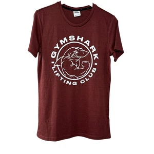 Gymshark Herren Legacy Lifting Club Graphic Tee weinrot Small Fitnessstudio Training T-Shirt - Bild 1 von 11