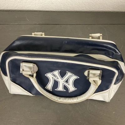 NY Yankees Official MLB Blue/White MVF By Littlearth Pleather Purse/Handbag - Image 1 of 4