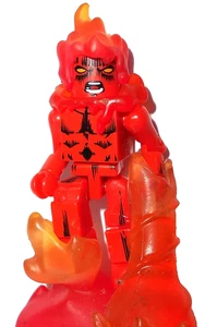 Marvel Minimates HUMAN TORCH Fantastic Four 4 universe Johnny Storm 2008 wave 8 - Picture 1 of 2