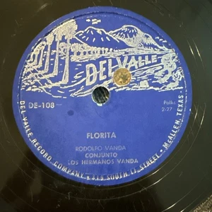 Latin 78 Del Valle Conjunto Hermanos Vanda 108 VG Spanish Mexican Corrido Tejano - Picture 1 of 4