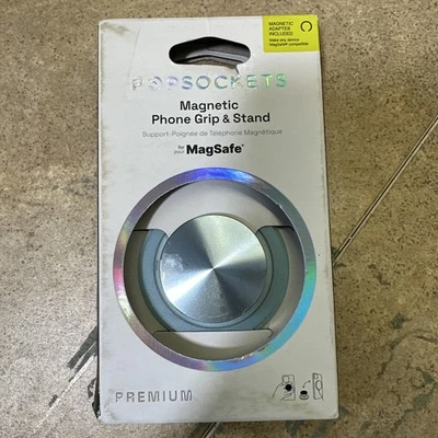 POPSOCKETS Popgrip Premium Empuñadura y Soporte para Teléfono para iPhone 16 15 14 Pro Max Azul Foto 1 de 4