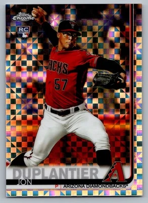 2019 Topps Chrome Update #19 Jon Duplantier X-Fractor RC #58/199 Free S&H - Image 1 of 2