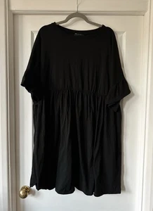 Black ASOS Smock T-Shirt Dress | Size 14 - Picture 1 of 3