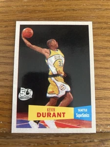 2007-08 Topps - Kevin Durant #112 - 57-58 Variation 50th Anniversary (RC) - Bild 1 von 2