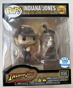 Funko Pop! Indiana Jones Funko Exclusive 1361 Lights Up with Protector - Picture 1 of 6