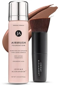 MagicMinerals AirBrush Foundation by Jerome Alexander – 2pc Set Bright Medium - Picture 1 of 9