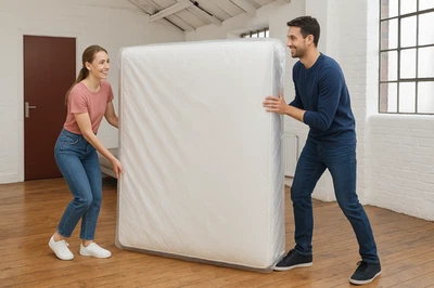 Heavy Duty Mattress Storage Bags Durable Removal Cover 3ft/Double/King 400 Gauge - Image 1 of 4